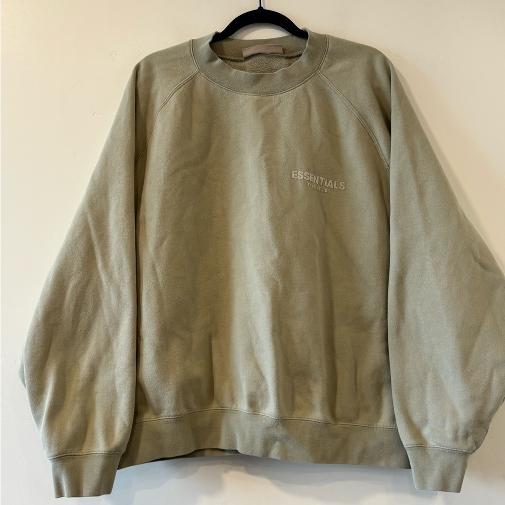 Fear of God Essentials Crewneck Sweatshirt Green Size XL